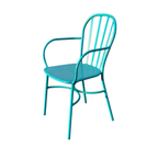 5 uds sillón vintage turquesa