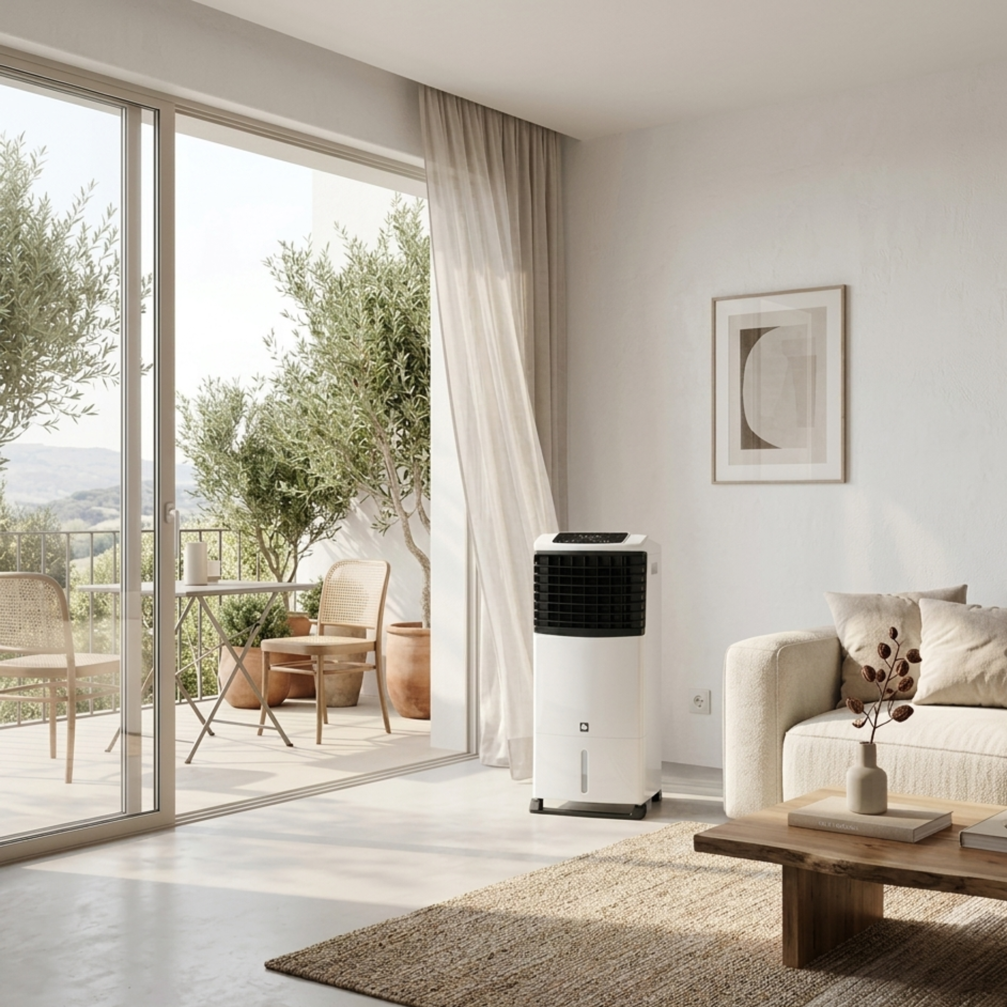 Climatizador Evaporativo C/Calef. MCONFORT E1300C 130W 10L