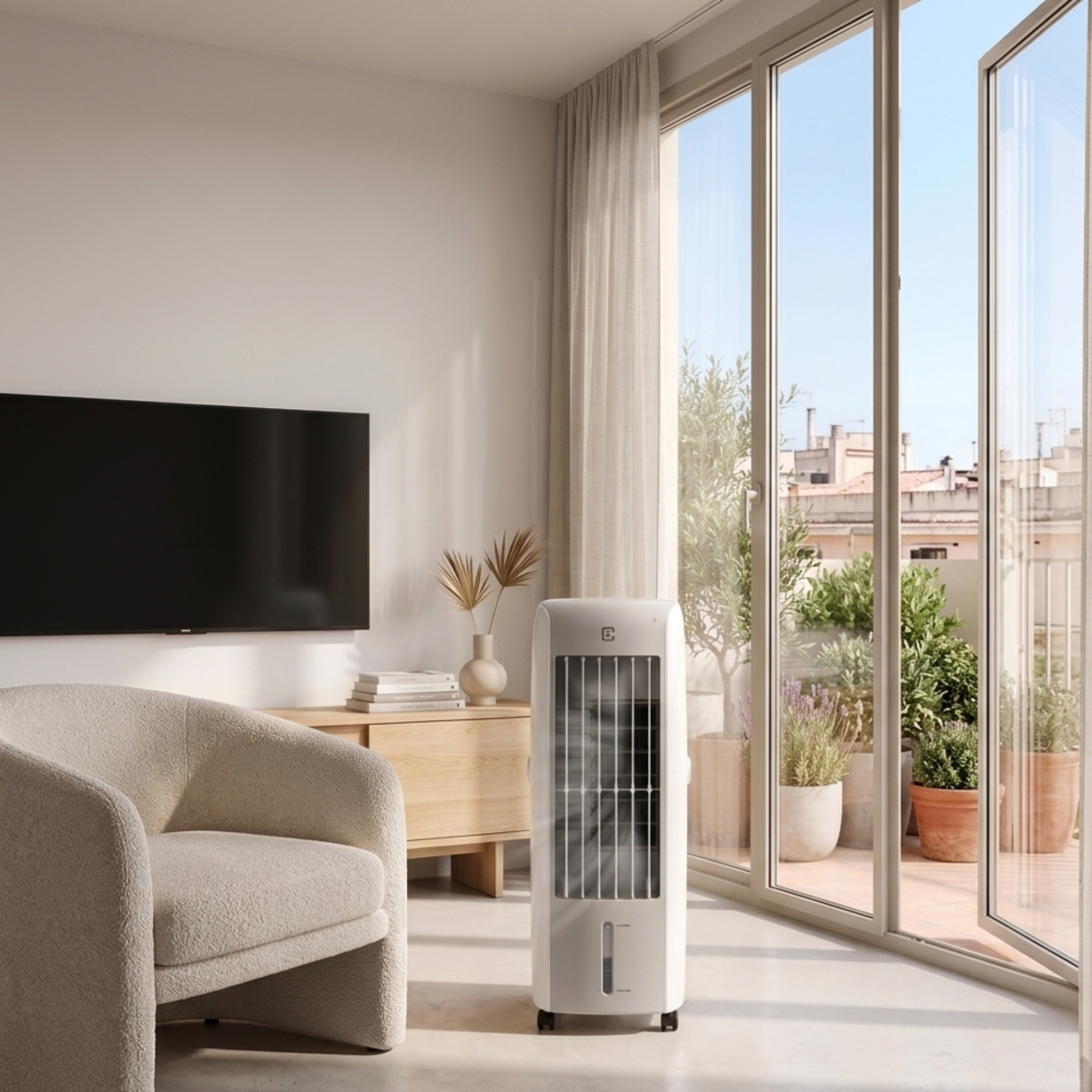 Climatizador Evaporativo C/Calef. MCONFORT E1100C 130W 10L